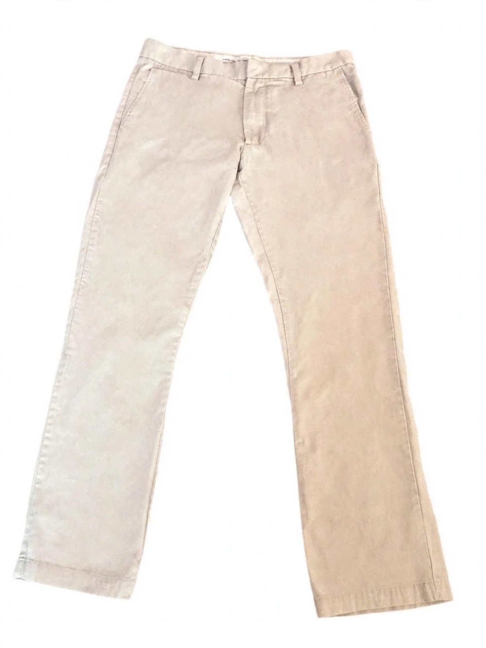 Old Navy Classic Straight Flat Front Chino Pants Men's 31x32 Solid Tan